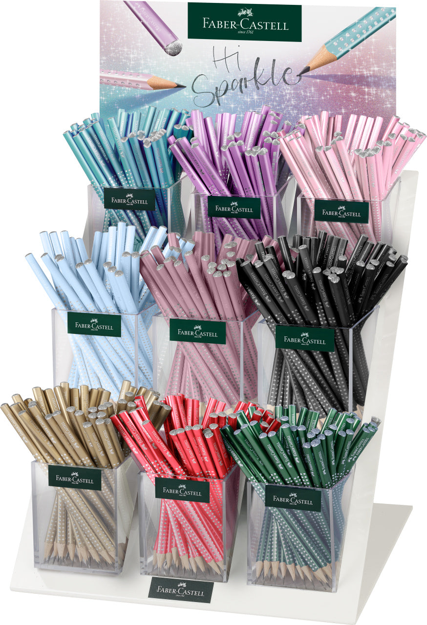DISPLAY 9*48 BUC CREION GRAFIT B GRIP SPARKLE 2024 FABER-CASTELL DISPLAY 9*48 BUC CREION GRAFIT B GRIP SPARKLE 2024 FABER-CASTELL